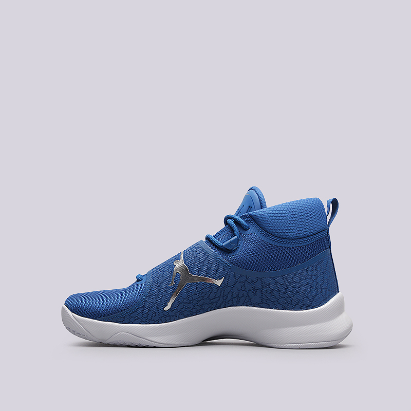 мужские синие баскетбольные кроссовки Jordan Super.Fly 5 PO 881571-406 - цена, описание, фото 5